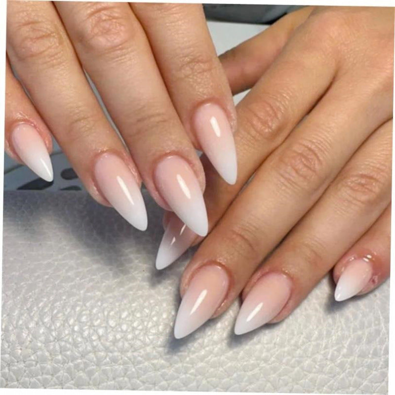 Pearl Press-On Nails – Elegant Almond Shape