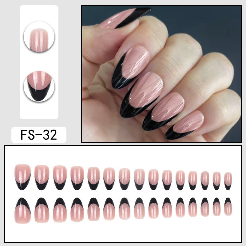 French Press-On Nails – No Glue Needed