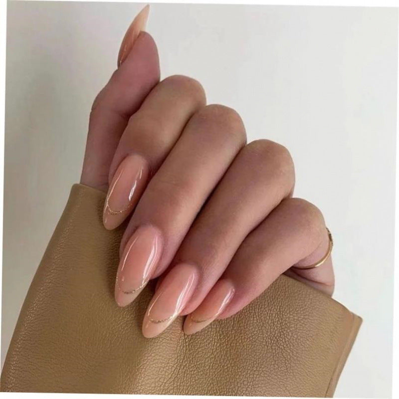 Pearl Press-On Nails – Elegant Almond Shape