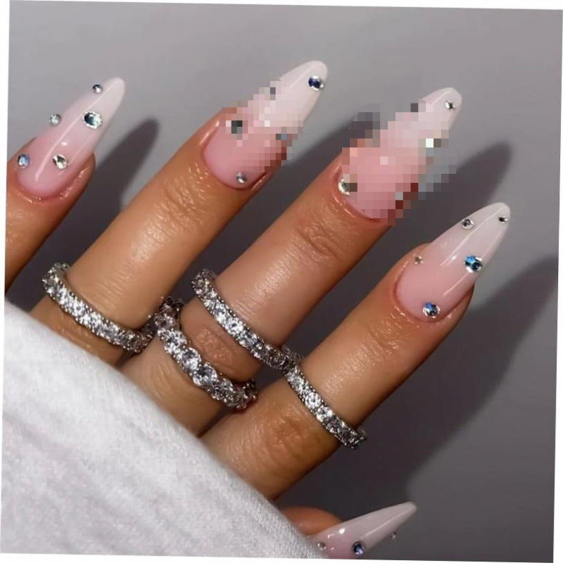 Pearl Press-On Nails – Elegant Almond Shape