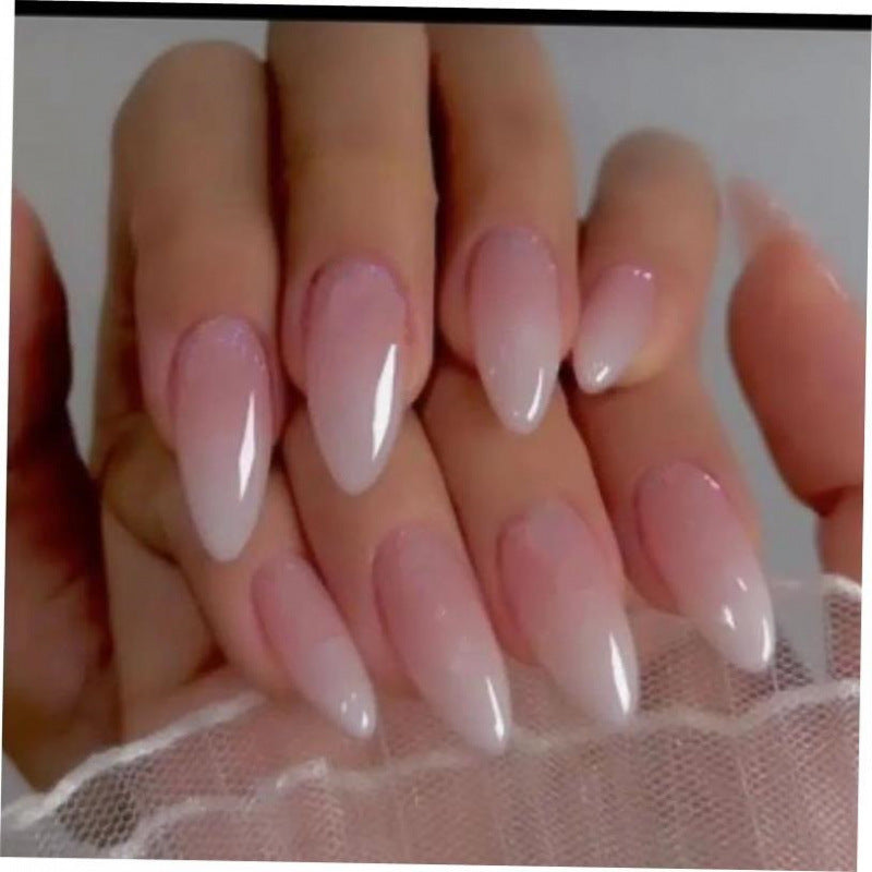 Pearl Press-On Nails – Elegant Almond Shape