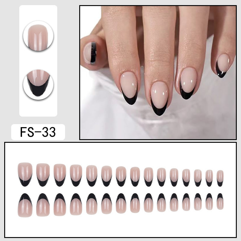French Press-On Nails – No Glue Needed