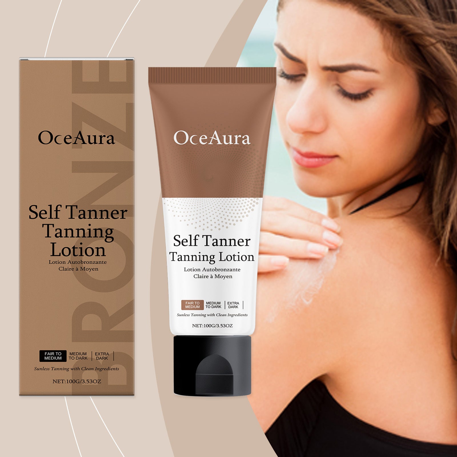 Self-Tanning Cream – Natural Bronze Glow Without Sun