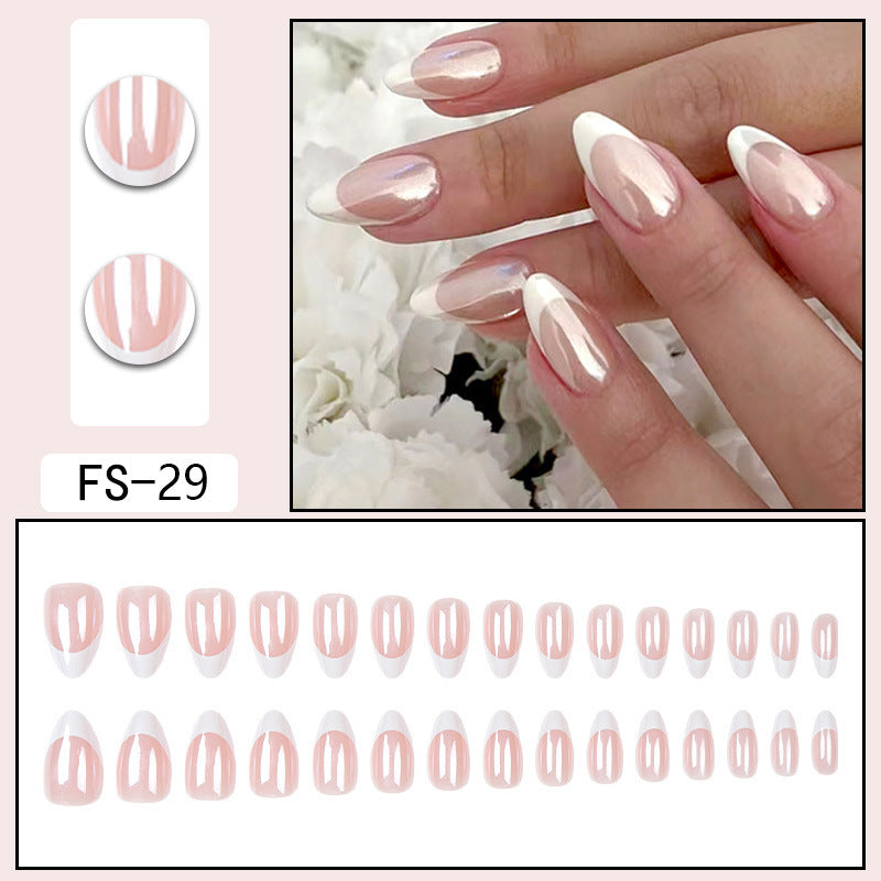 French Press-On Nails – No Glue Needed