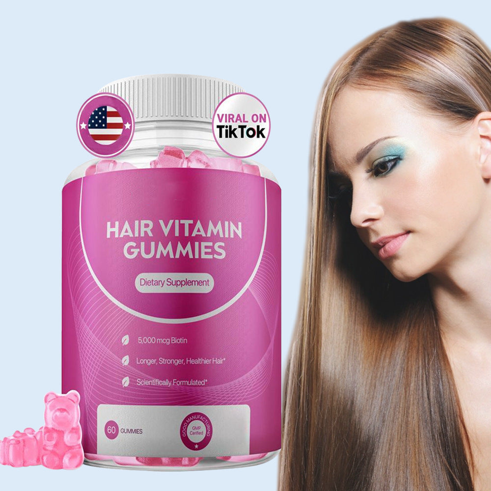 Hair Growth Vitamin Gummies – Biotin & Essential Nutrients