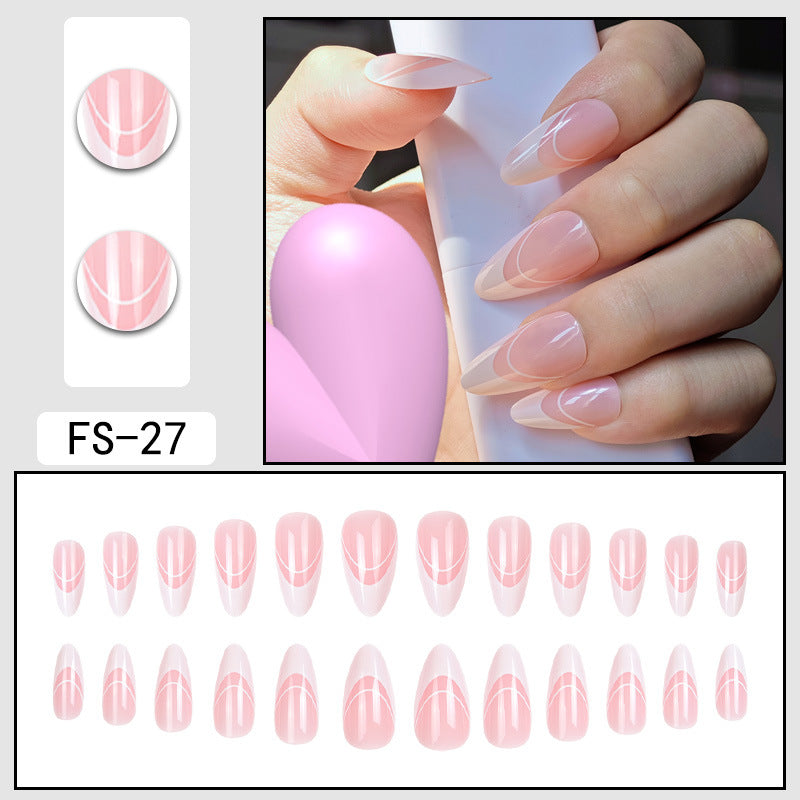 French Press-On Nails – No Glue Needed