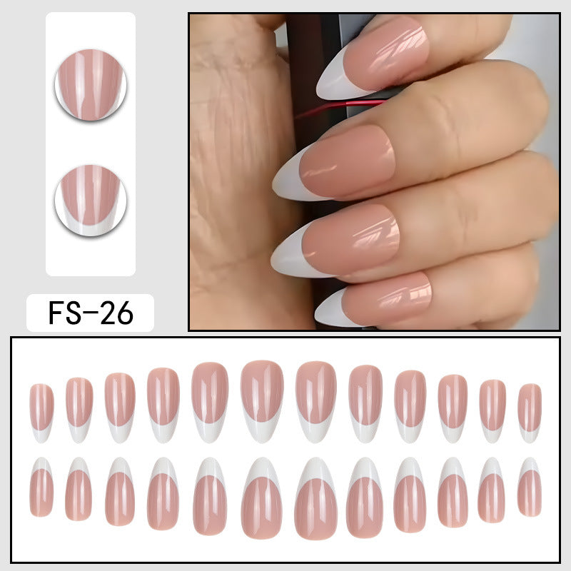 French Press-On Nails – No Glue Needed