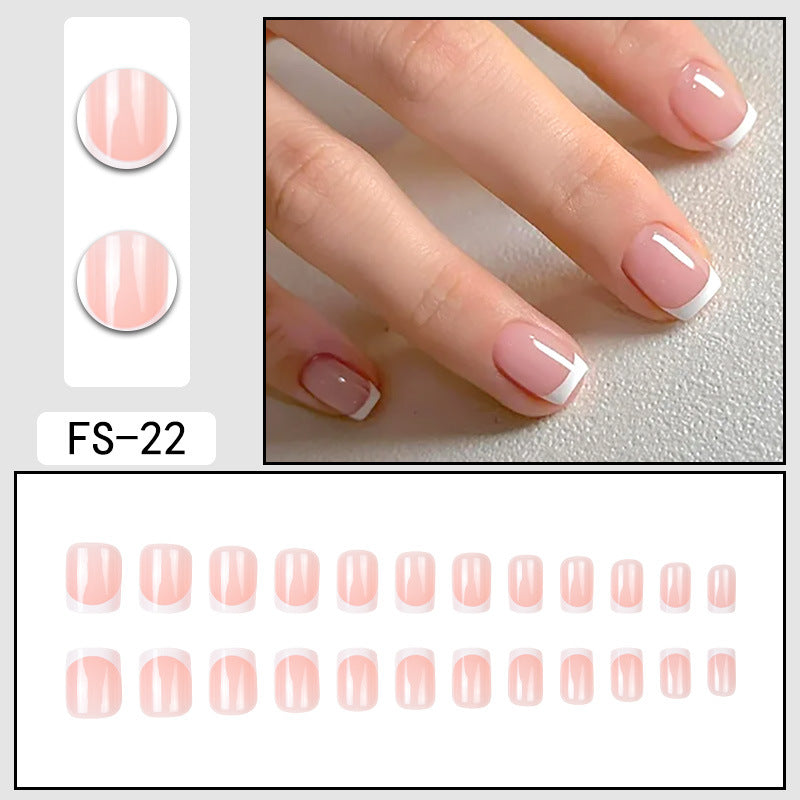 French Press-On Nails – No Glue Needed