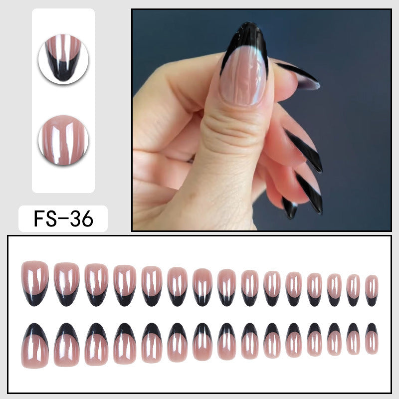 French Press-On Nails – No Glue Needed