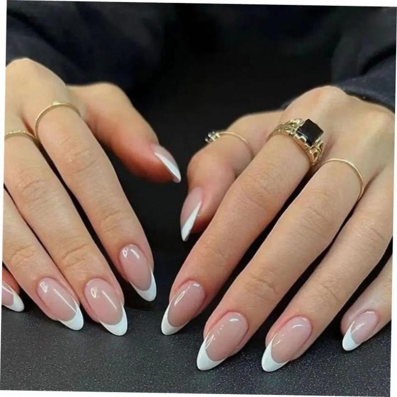 Pearl Press-On Nails – Elegant Almond Shape