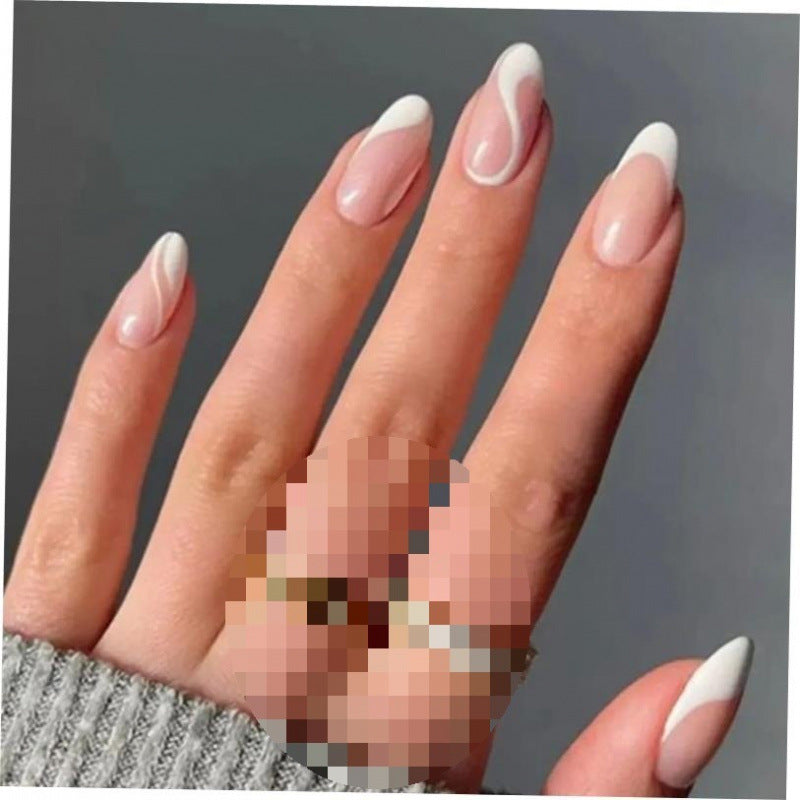 Pearl Press-On Nails – Elegant Almond Shape