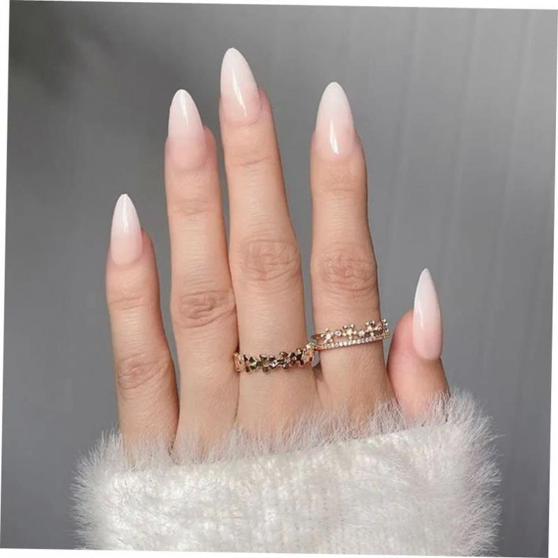 Pearl Press-On Nails – Elegant Almond Shape