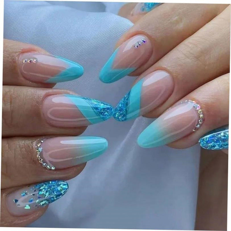 Pearl Press-On Nails – Elegant Almond Shape